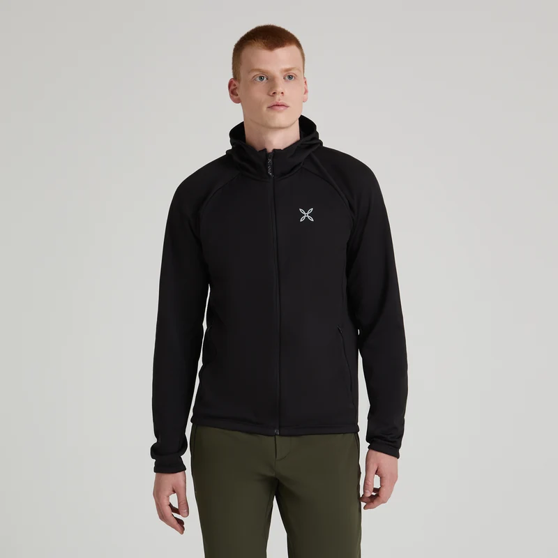 FADIS GRID HOODED MAGLIA