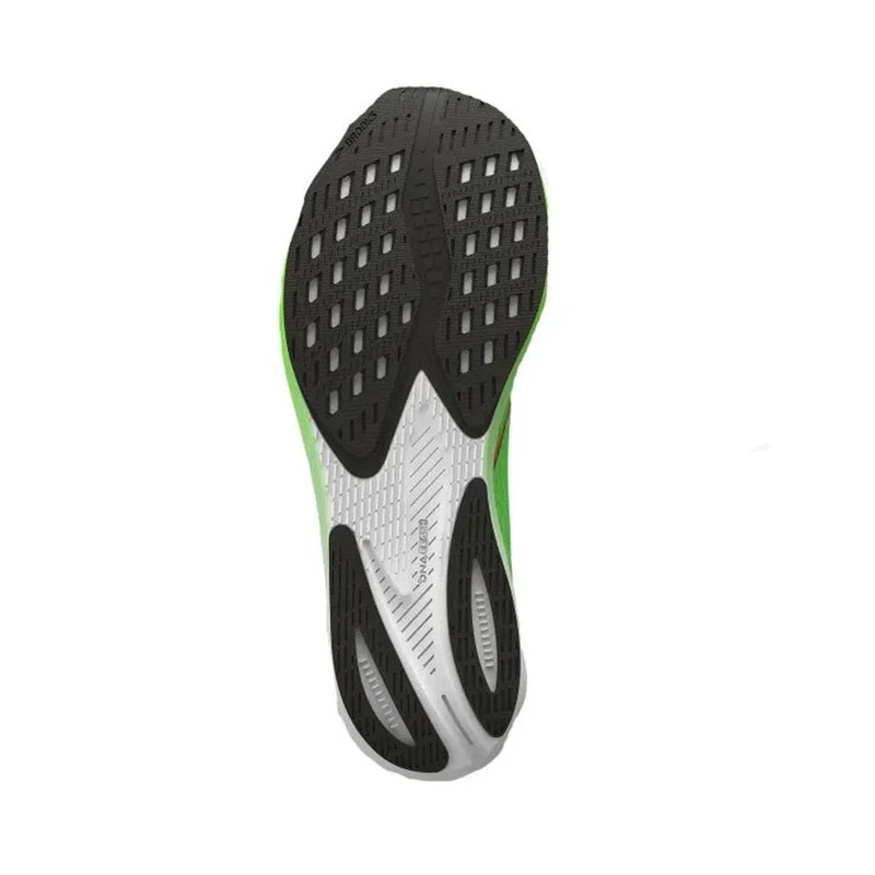 Brooks Hyperion GTS green gecko red orange white
