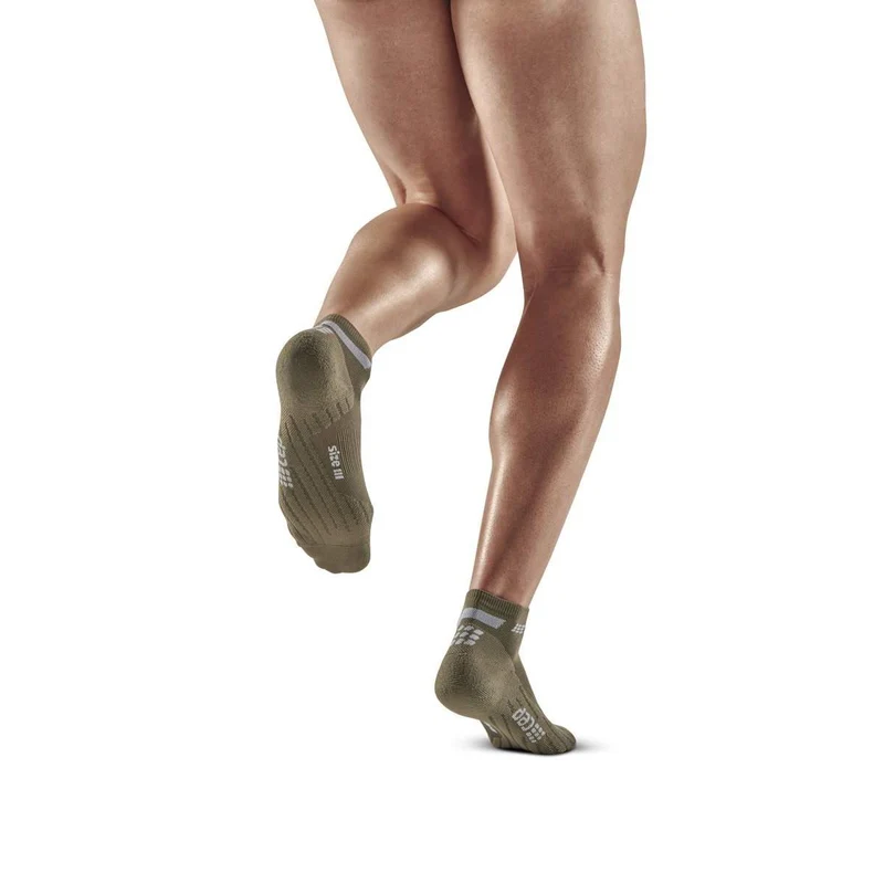 CEP The Run low cut Socks Olive 2023