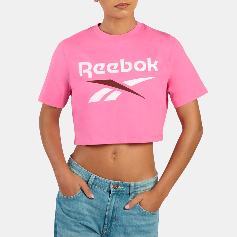 Sadie 2 Colour Logo Women's Cropped T-Shirt