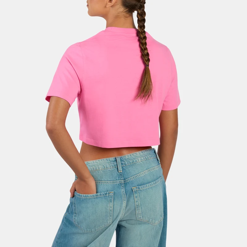 Sadie 2 Colour Logo Women's Cropped T-Shirt