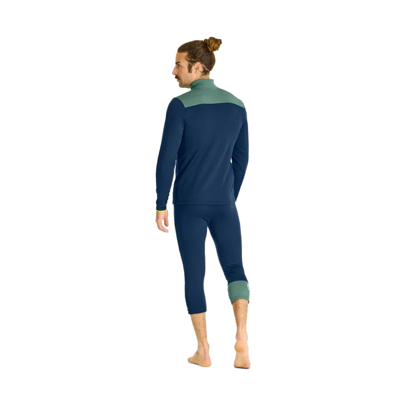 Ortovox Fleece Light Zip Neck Dark Blue