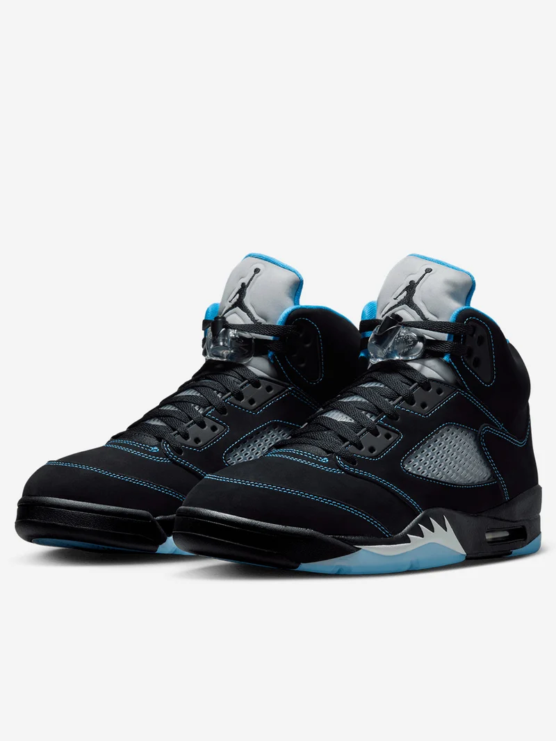 Air Jordan 5 Retro 'Black Carolina' University Blue