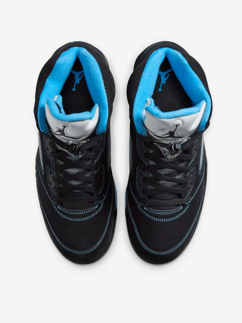 Air Jordan 5 Retro 'Black Carolina' University Blue