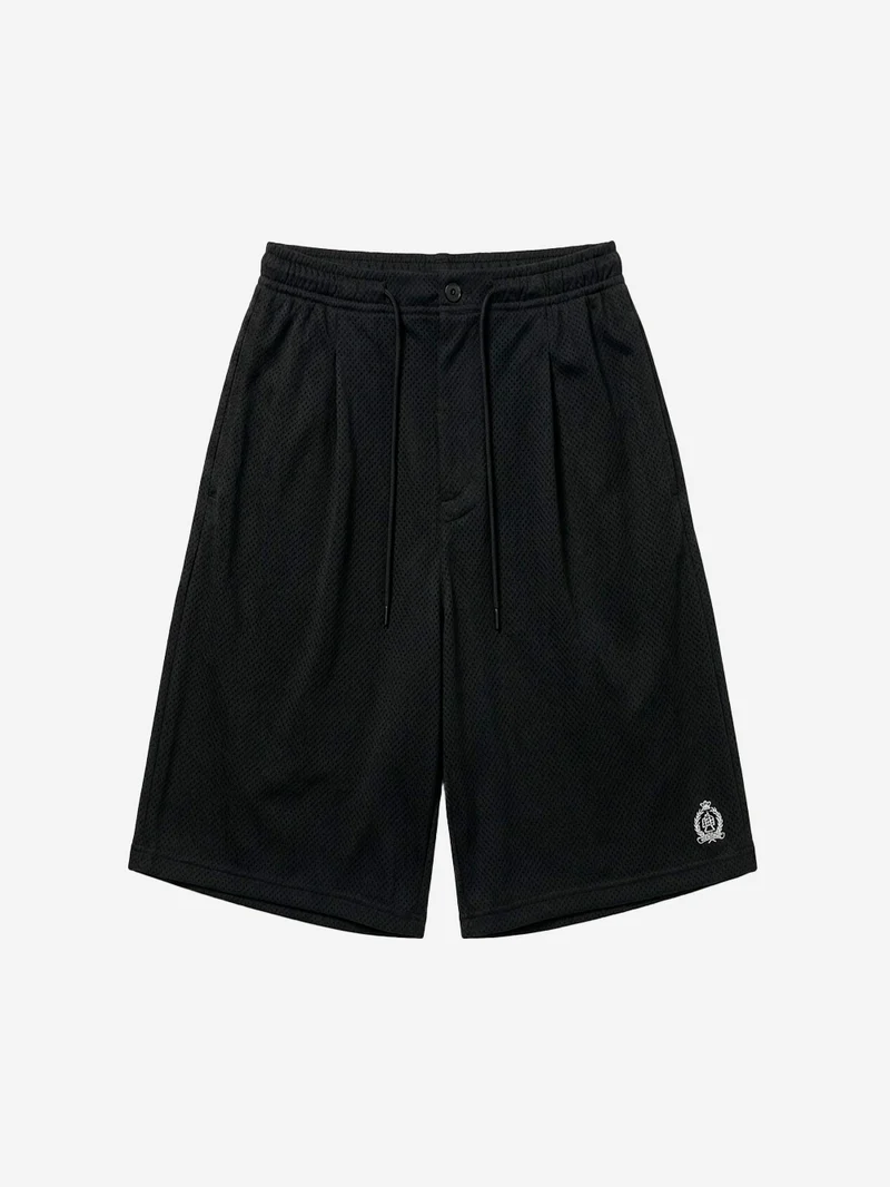 Shorts Club in mesh nero