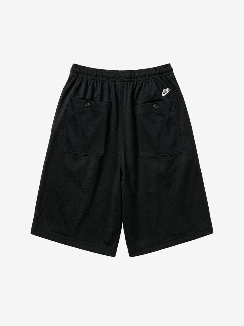 Shorts Club in mesh nero
