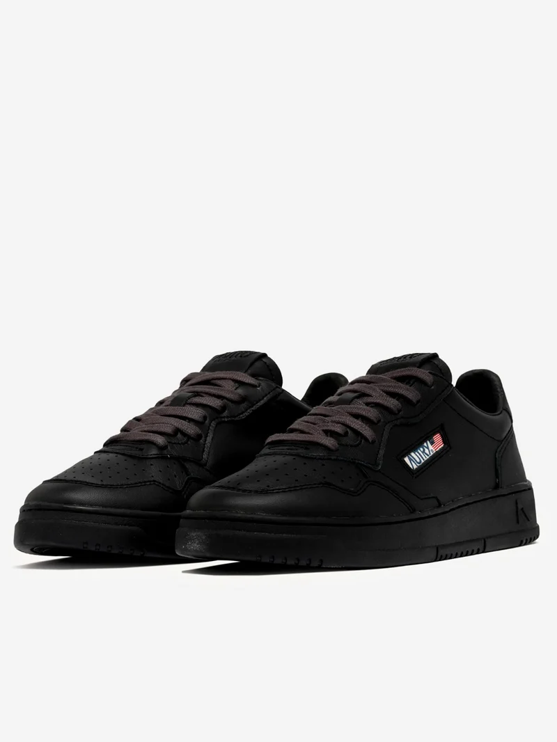 M Medalist Low in pelle nera