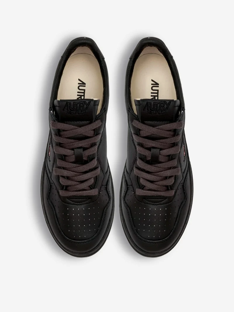 M Medalist Low in pelle nera