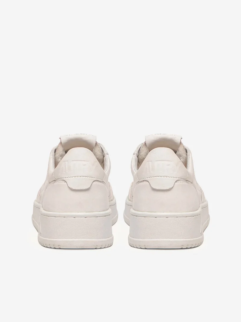 M Medalist Low in nappa super soft bianco ottico