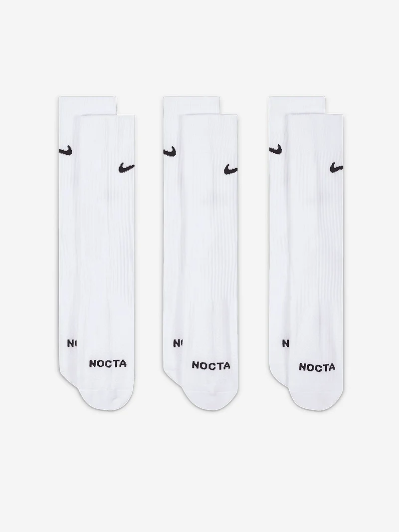 Calze media lunghezza bianche NOCTA x Drake (x3)