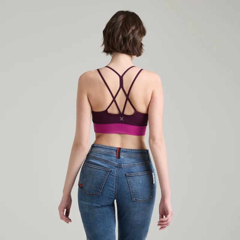 CRIMP CROSS BRA WOMAN