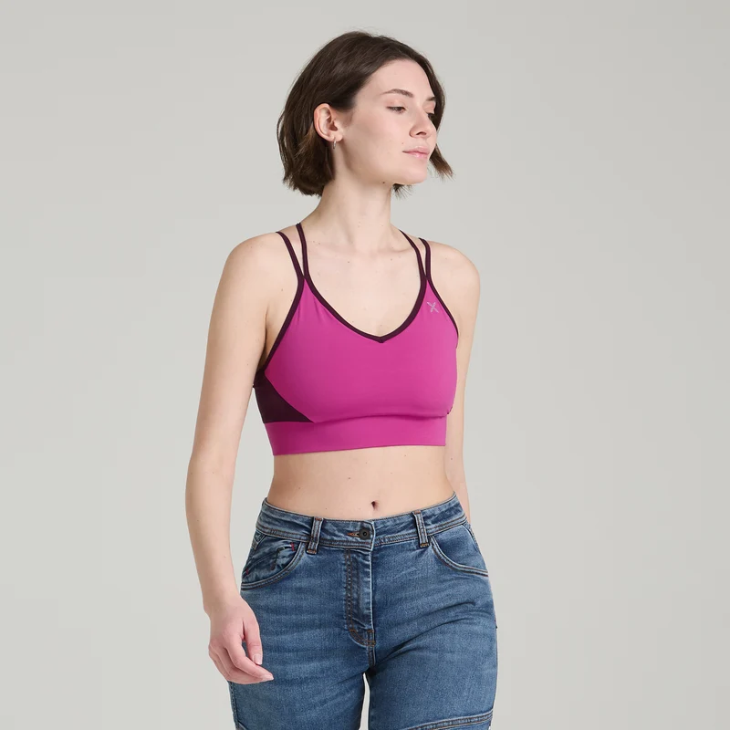 CRIMP CROSS BRA WOMAN