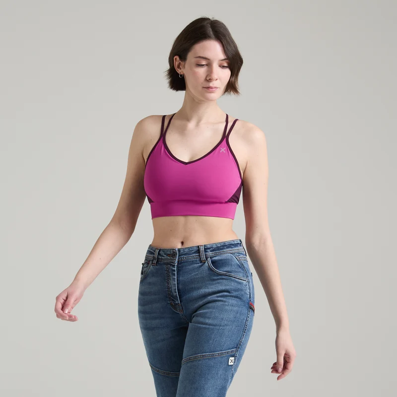 CRIMP CROSS BRA WOMAN