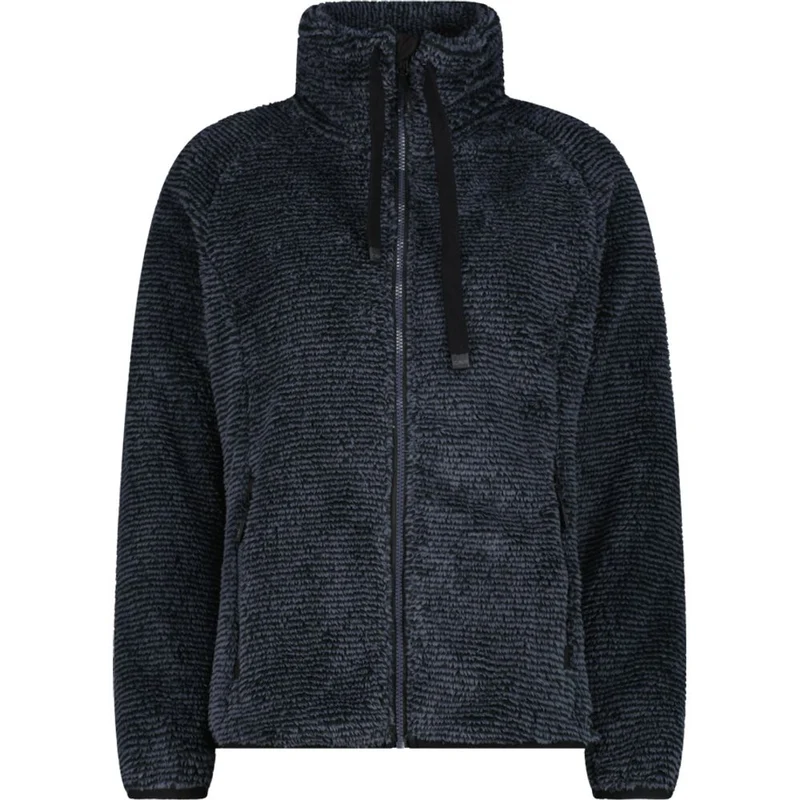 CMP Jacket Damen Fleecejacke titanio-nero