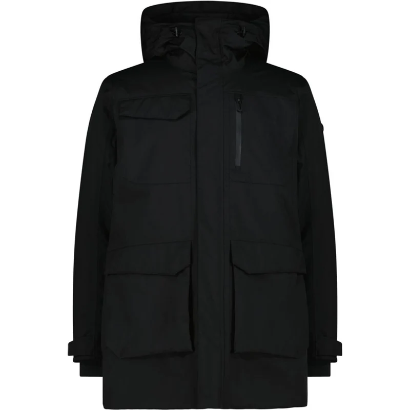CMP Parka Zip Hood Herren Winterjacke nero