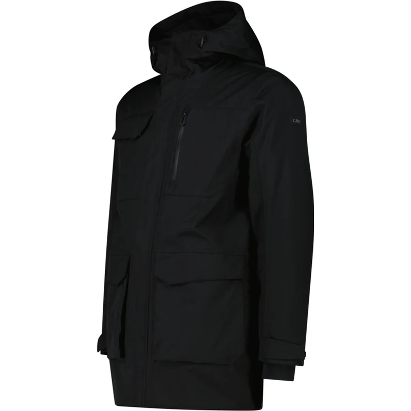 CMP Parka Zip Hood Herren Winterjacke nero