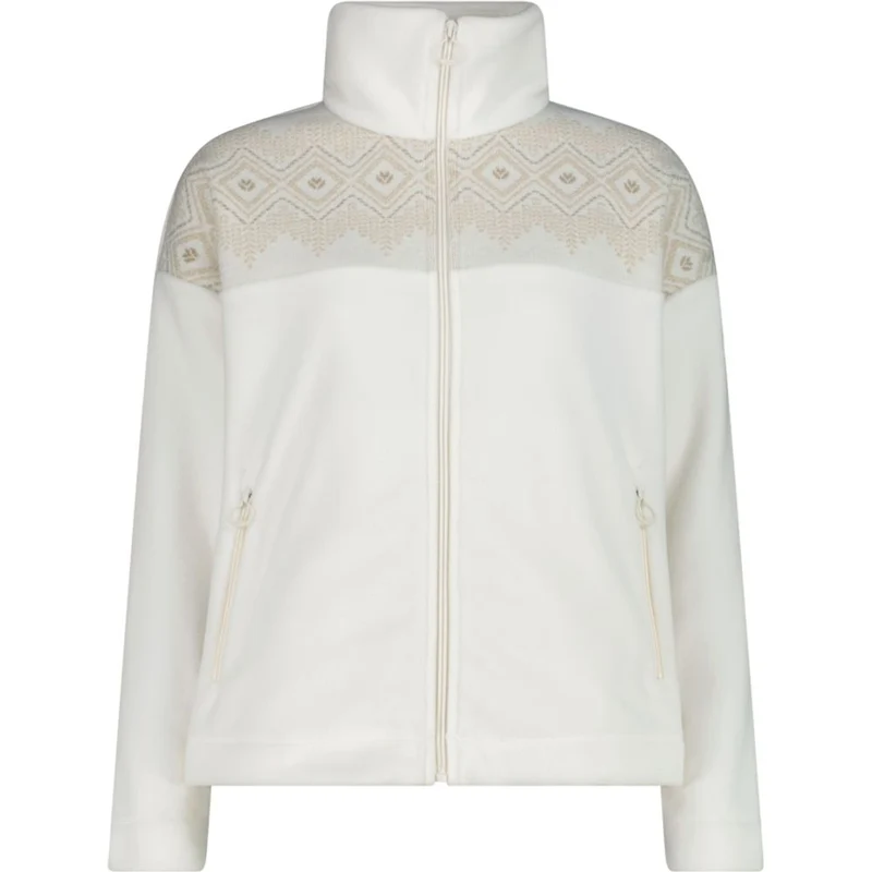CMP Jacket Damen Fleecejacke bco-gesso-mel