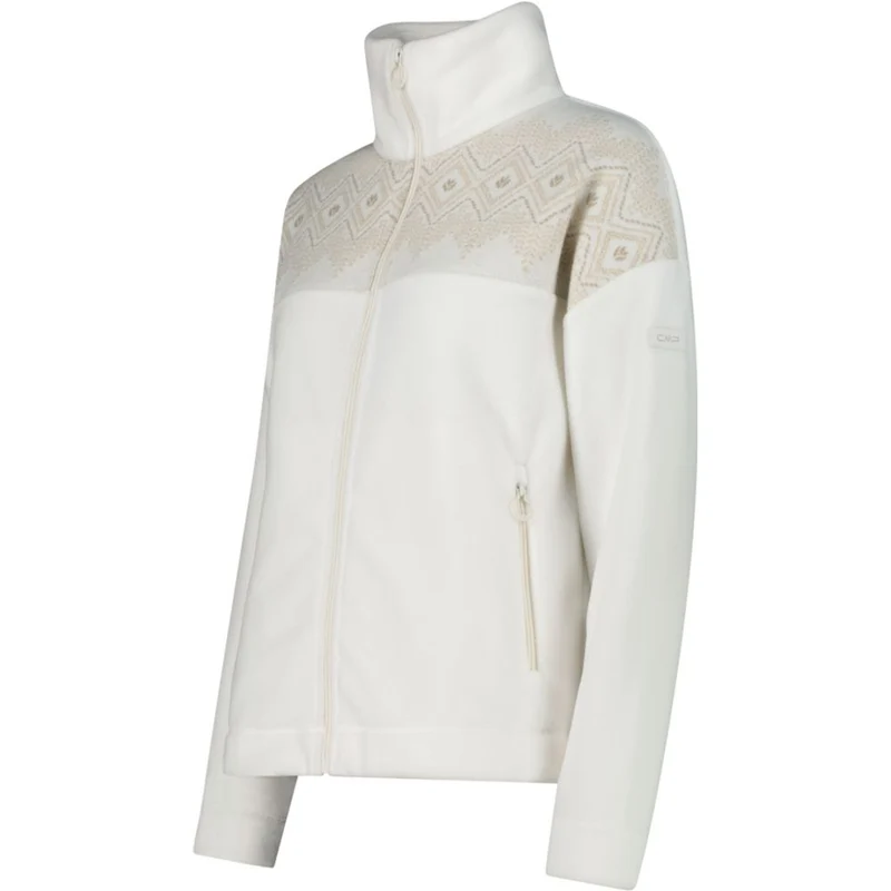 CMP Jacket Damen Fleecejacke bco-gesso-mel