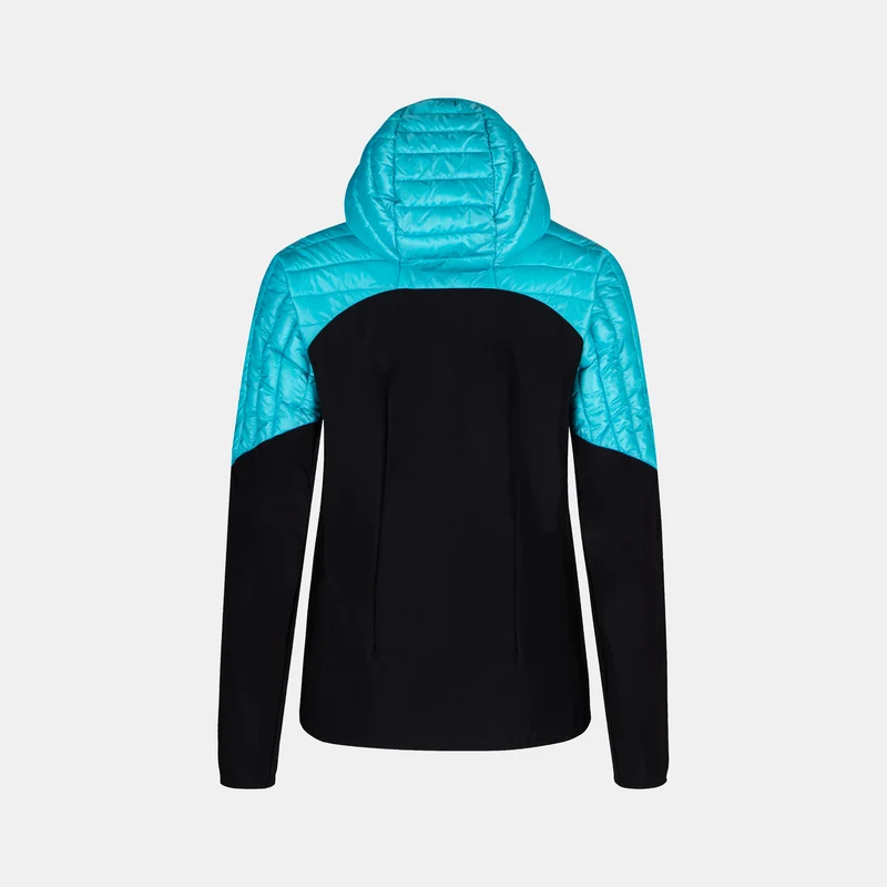 PEAK HYBRID HOODED JACKET WOM.