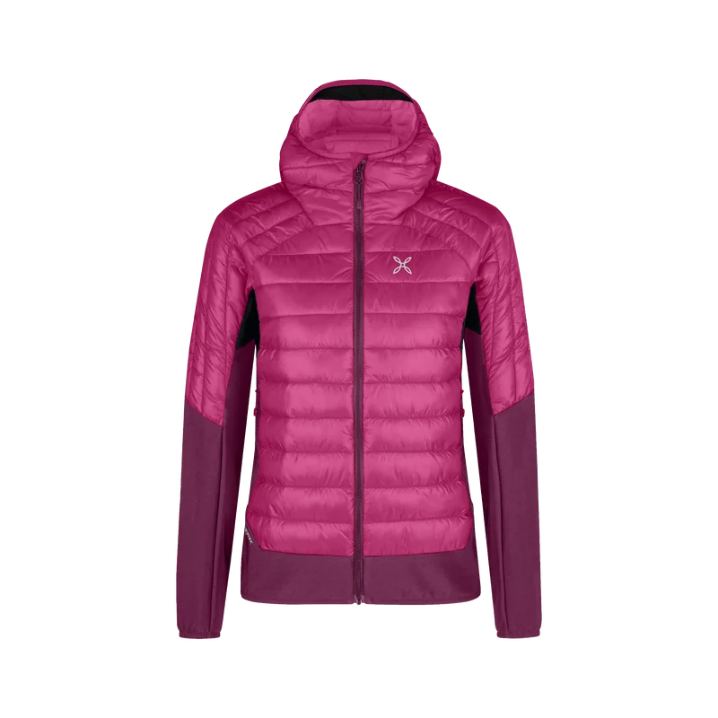 PEAK HYBRID HOODED JACKET WOM.