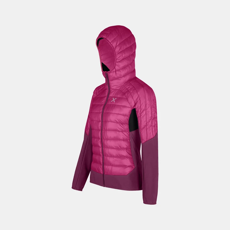 PEAK HYBRID HOODED JACKET WOM.