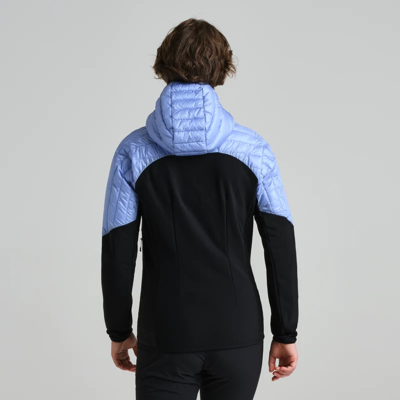 PEAK HYBRID HOODED JACKET WOM.