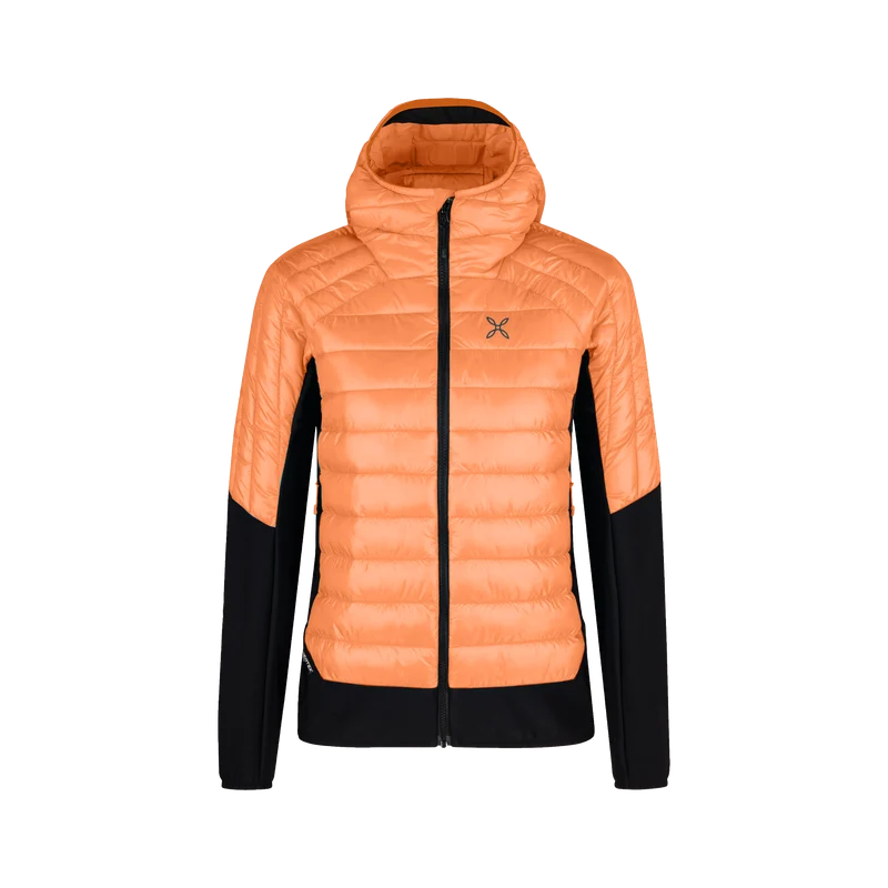 PEAK HYBRID HOODED JACKET WOM.