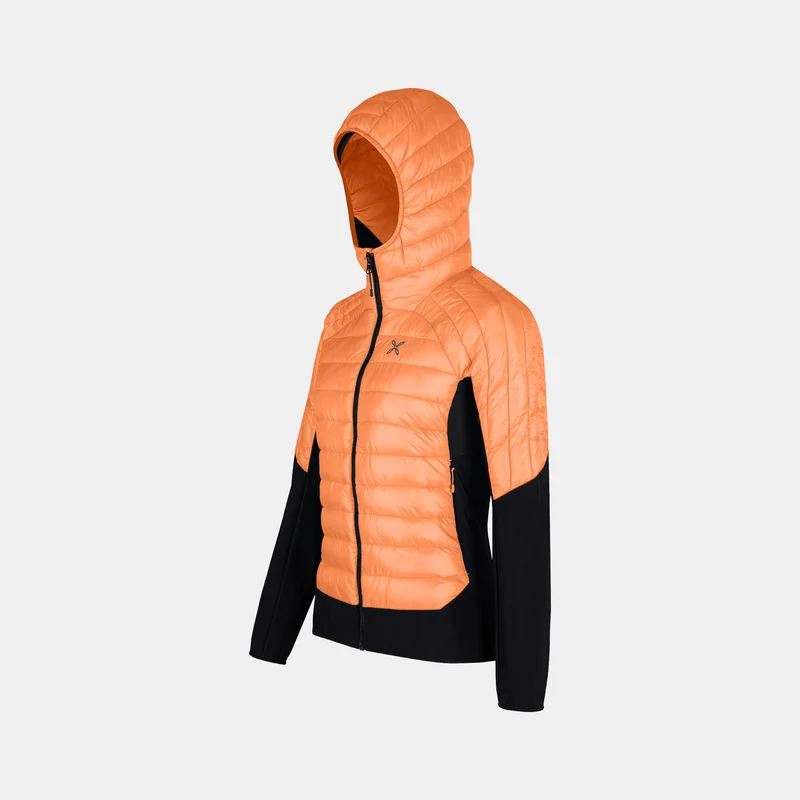 PEAK HYBRID HOODED JACKET WOM.