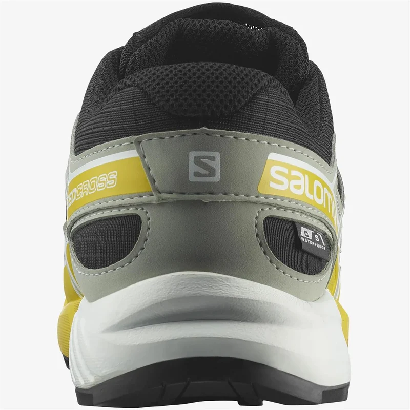 Salomon Speedcross Climasalomon™ waterproof Junior black/whrought iron/lemon