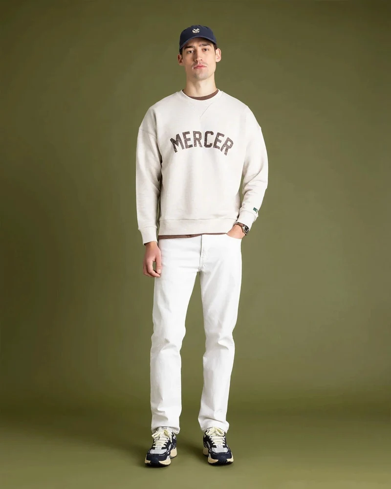 The Mercer Brand The Re-Run Vintage Suede Navy