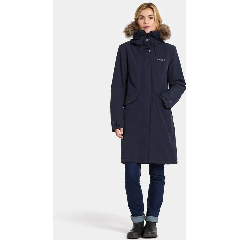 Didriksons Erika 3 Damen Parka dark-night-blue