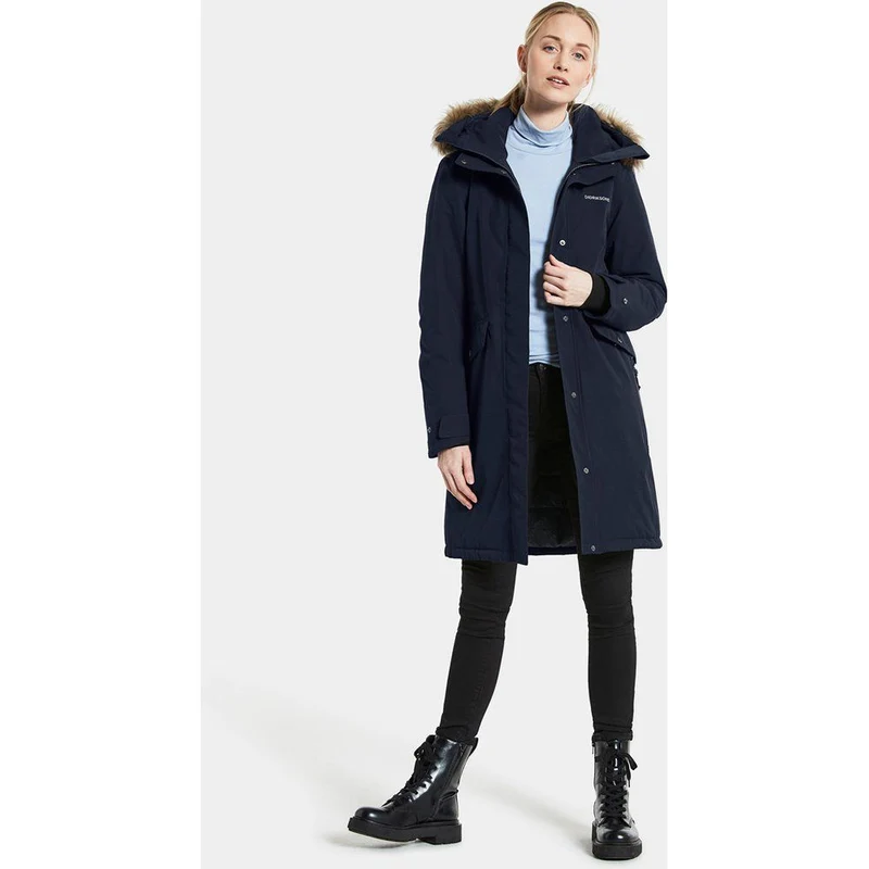 Didriksons Erika 3 Damen Parka dark-night-blue