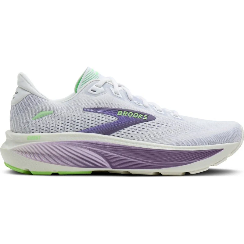 Brooks Ghost 18 Damen Laufschuh white-purple-hebe-green