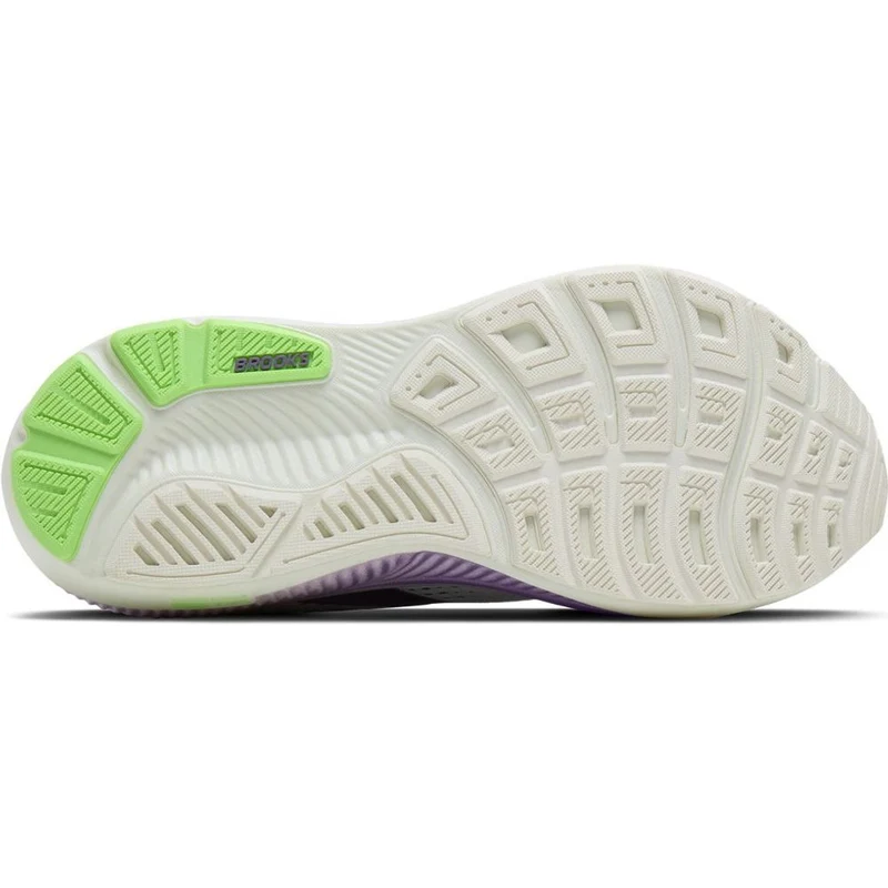 Brooks Ghost 18 Damen Laufschuh white-purple-hebe-green