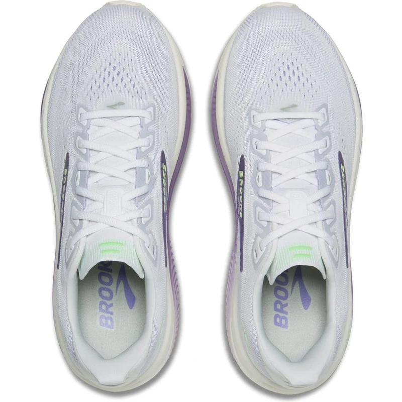 Brooks Ghost 18 Damen Laufschuh white-purple-hebe-green