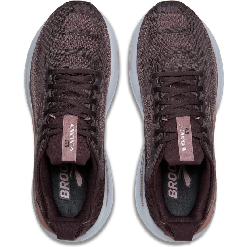 Brooks Adrenaline GTS 25 Damen Laufschuh raisin-woodrose-white