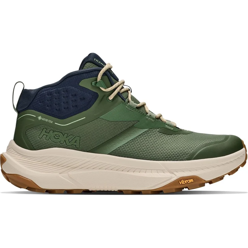 Hoka M Transport Hike GTX Herren Wanderschuh nettle leaf/alabaster