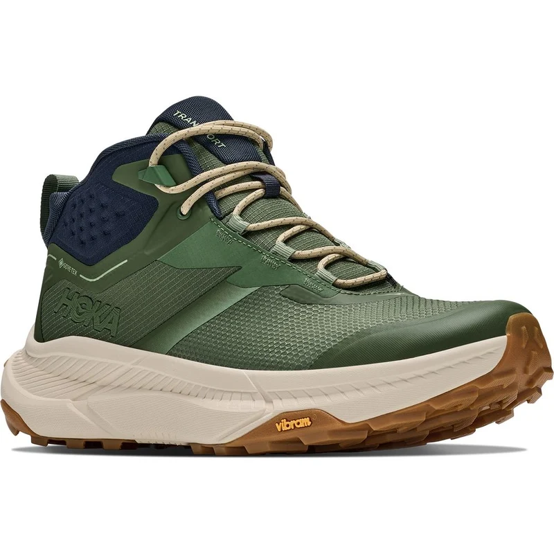 Hoka M Transport Hike GTX Herren Wanderschuh nettle leaf/alabaster