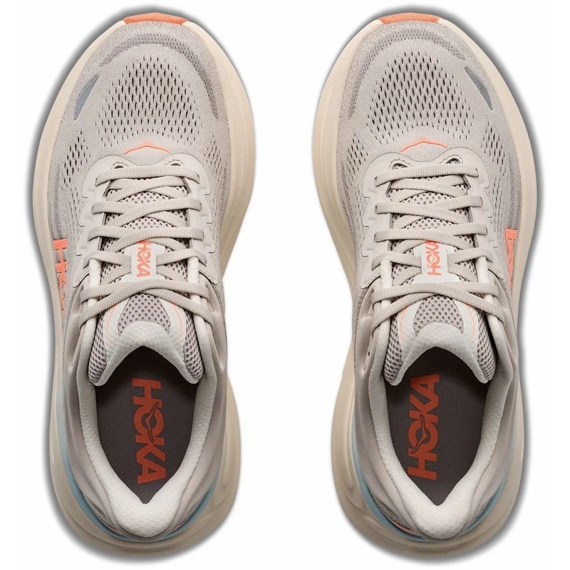 Hoka W Bondi 9 Damen Laufschuh river-rock-grey-mineral-ore