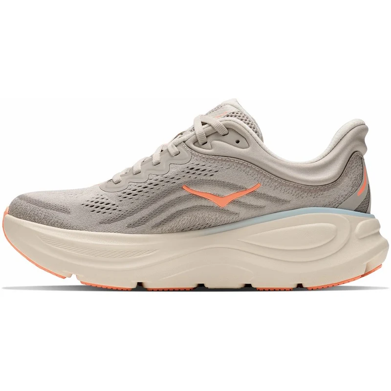 Hoka W Bondi 9 Damen Laufschuh river-rock-grey-mineral-ore