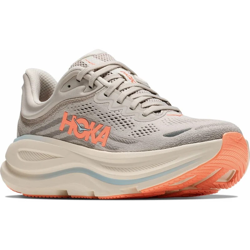 Hoka W Bondi 9 Damen Laufschuh river-rock-grey-mineral-ore