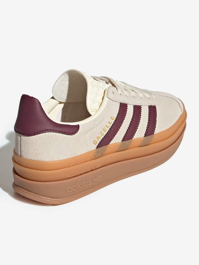 W Gazelle Bold 'Cream White Maroon'