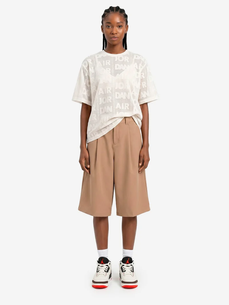 W Shorts marroni chino ampi