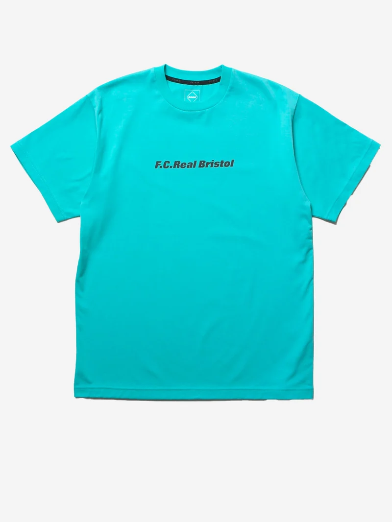 T-shirt azzurra 'Team Staff' con stampa lenticolare