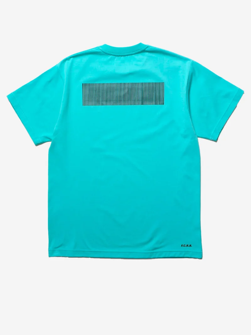 T-shirt azzurra 'Team Staff' con stampa lenticolare