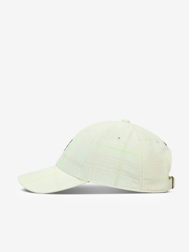 Cappello da golf in tartan verde chiaro