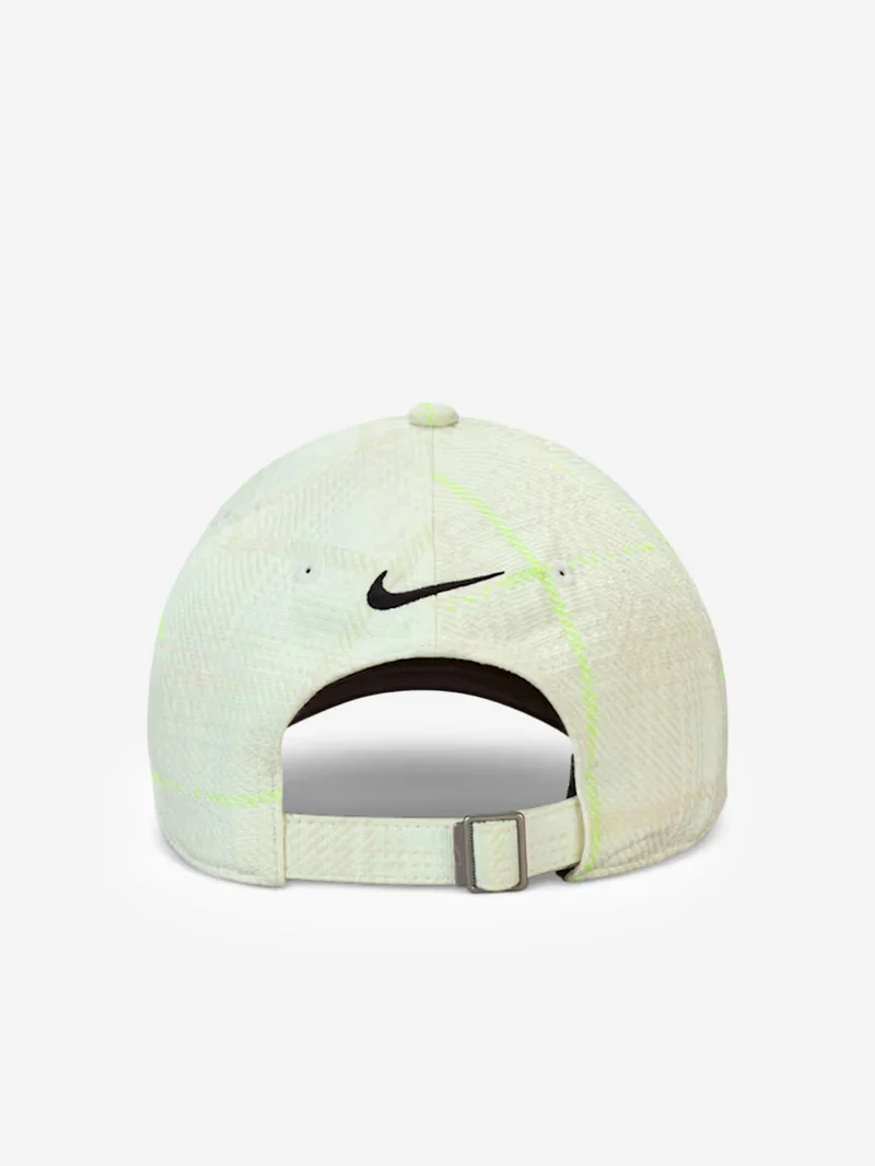 Cappello da golf in tartan verde chiaro