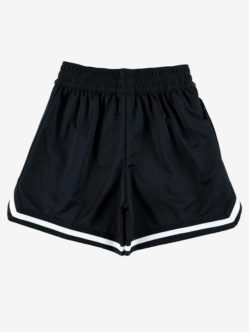 Shorts da basket neri con swoosh