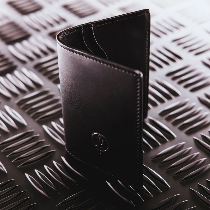 Leder Bi-Fold Geldbörse