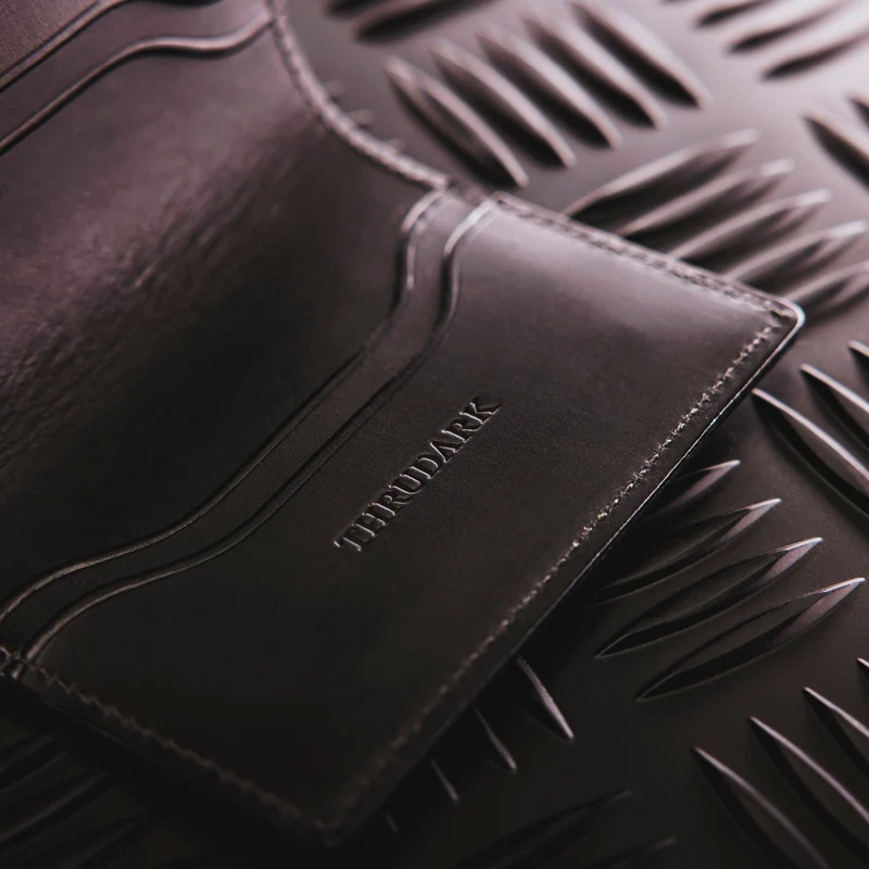Leder Bi-Fold Geldbörse
